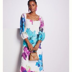 Anthropologie Maeve printed midi dress 👗